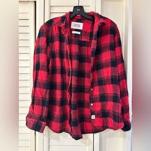 Grayson Red and Black Plaid Shirt